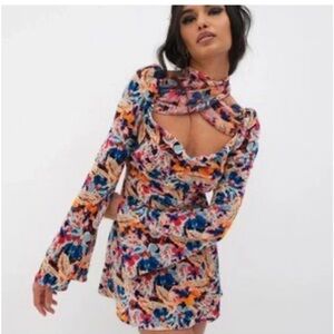 For Love And Lemons Multicolor Floral Top